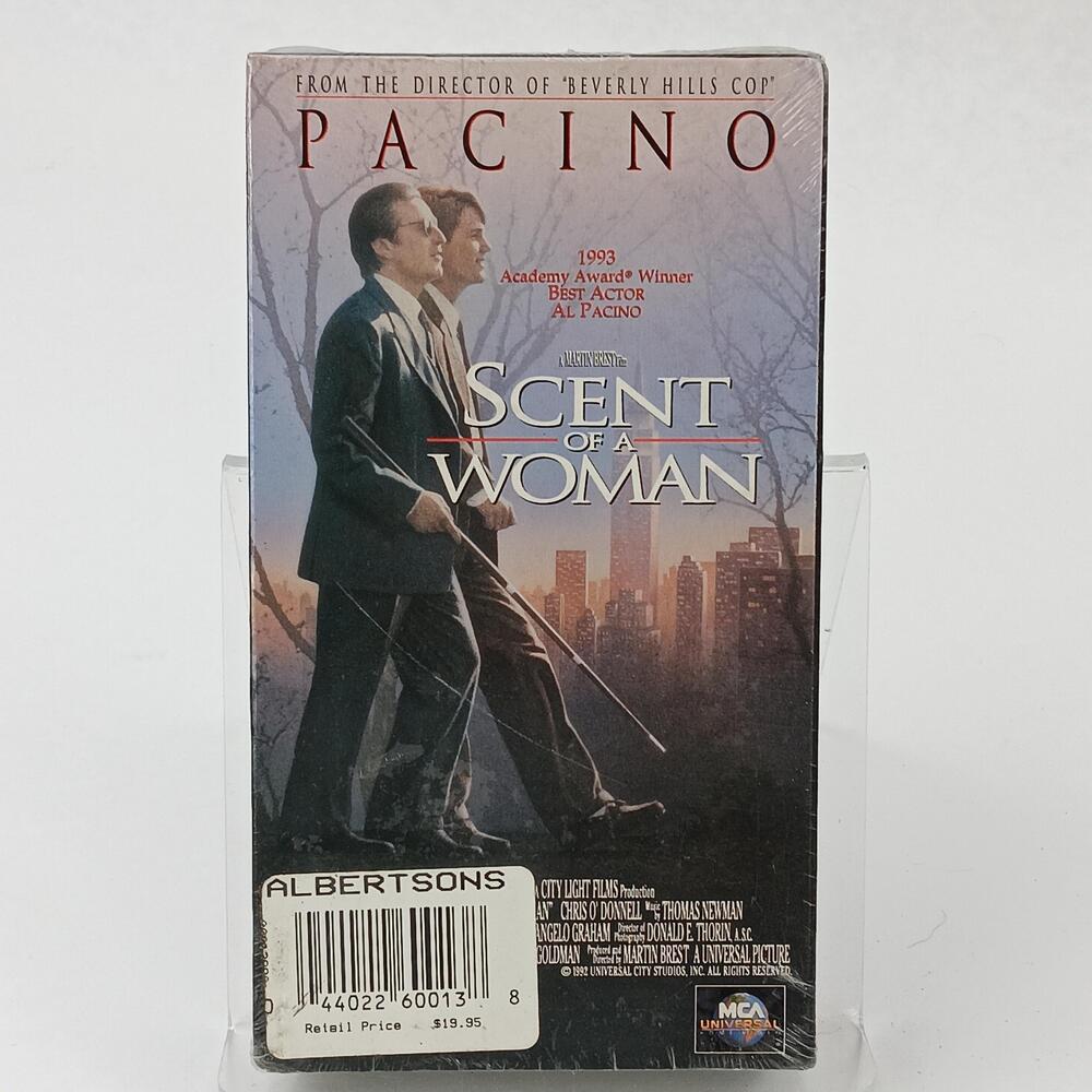 Vintage Scent Of A Woman VHS Al Pacino Chris O'Donnell MCA Drama New Sealed